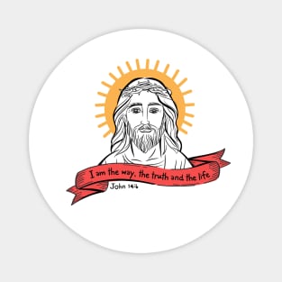 Jesus John 14:6 Magnet